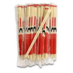 Hashi de Bambu Waribashi Redondo Fino Gueixa - 100 Pares