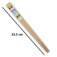 Hashi de Madeira (Palitinho Japonês) - Gato da Sorte Monte Fuji Japan - 23,5 cm