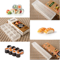 Kit 3 Formas para Sushi Tradicional, Hossomaki e Niguiri  - Sushi Set