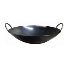 Panela Wok de Ferro Preta - 38cm Panela Wok de Ferro Preta - 38cm