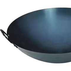 Panela Wok de Ferro Preta - 40cm
