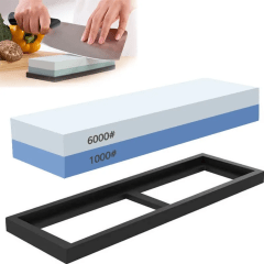 Pedra de Amolar Dupla Face - Granulação #1000 e #6000