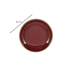 Pires redondo para sashimi sushi Vermelho - Nozoki