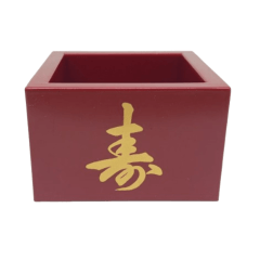 Copo Quadrado para Servir Sake Massu Grande - Vinho