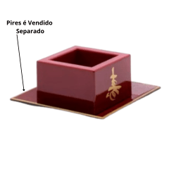 Copo Quadrado para Servir Sake Massu Grande - Vinho