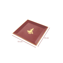 Pires Pequeno para Massu Ukesara (Copo Sake Pequeno) - Vermelho