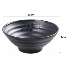 Tigela Japonesa para Lamen Preta 800ml