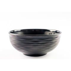 Tigela Japonesa para Udon Preta Grande 1,3L