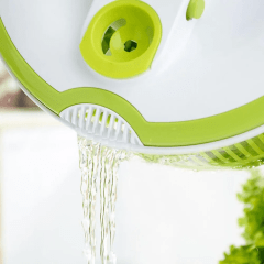  Seca Salada Pote Centrífuga Secador de Folhas, Frutas e Vegetais - 5L 