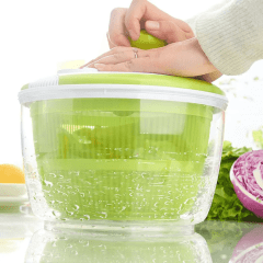  Seca Salada Pote Centrífuga Secador de Folhas, Frutas e Vegetais - 5L 