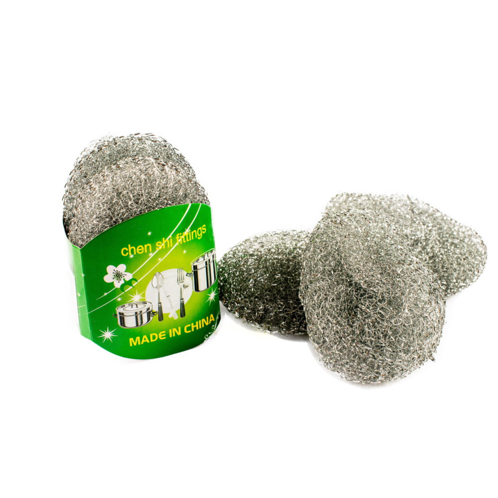 Kit Esponja de Lã Aço Cleaning Ball - 3 Peças