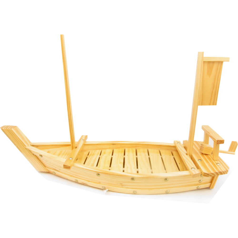 Barco para servir Sushi Sashimi de Bambu - 70 cm