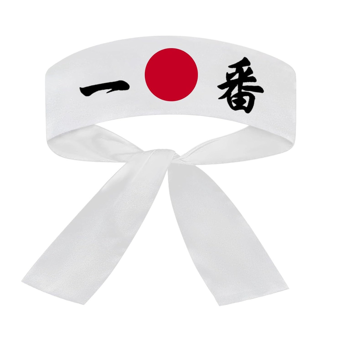 Faixa Japonesa Hachimaki para Sushiman Ichiban Numero 1 - Branco